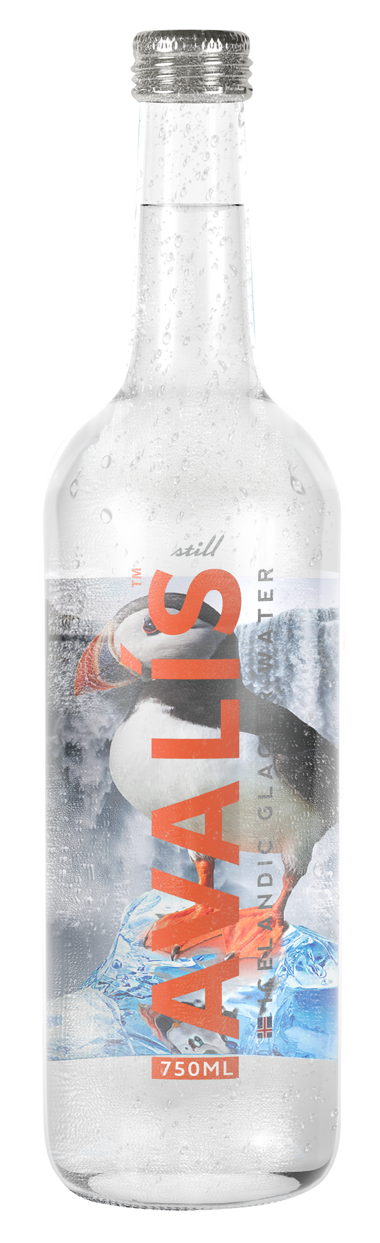 Avalis Icelandic Glacier Water - A case of 12 Still x 750ml Glass Bottles